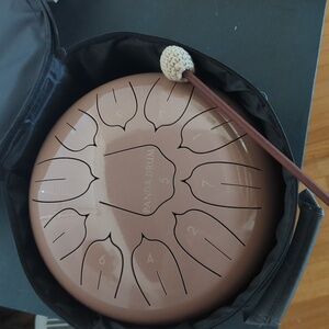 🆕 Panda Drum Plus Steel Tongue Drum PINK TAN